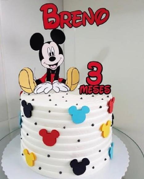 Arquivo Digital - Topo de Bolo Mickey