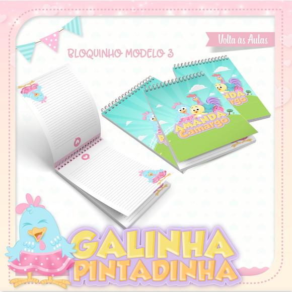 Arquivo Etiqueta Escolar Galinha Pintadinha 2021 STUDIO/PDF