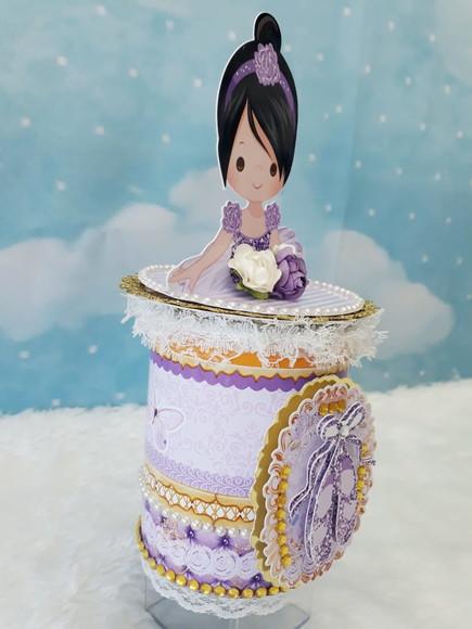 Arquivo Silhouette Bailarina Lilas