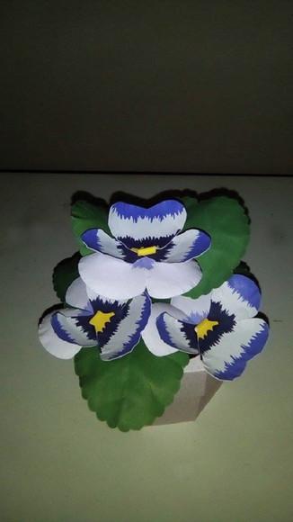 Arquivo Silhouette Caixa Flor Amor Perfeito