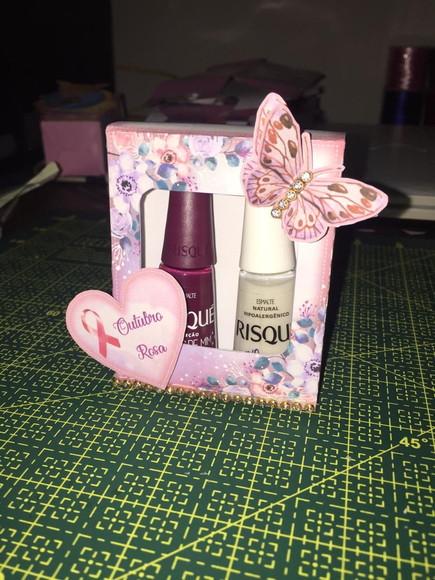 Arquivo Silhouette caixinha 2 esmaltes