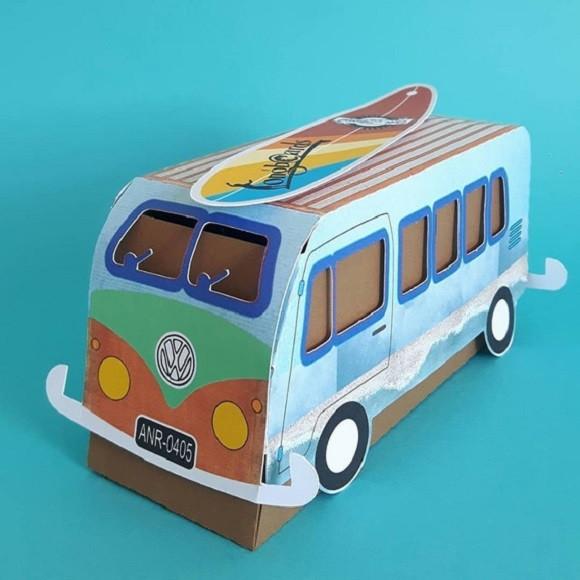 Arquivo Silhouette Kombi Surf
