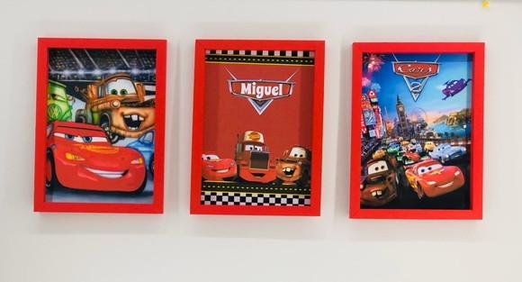 Arquivo Silhouette quadro Carros Disney Studio/PDF