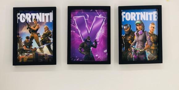 Arquivo Silhouette quadro Fortnite Studio/PDF