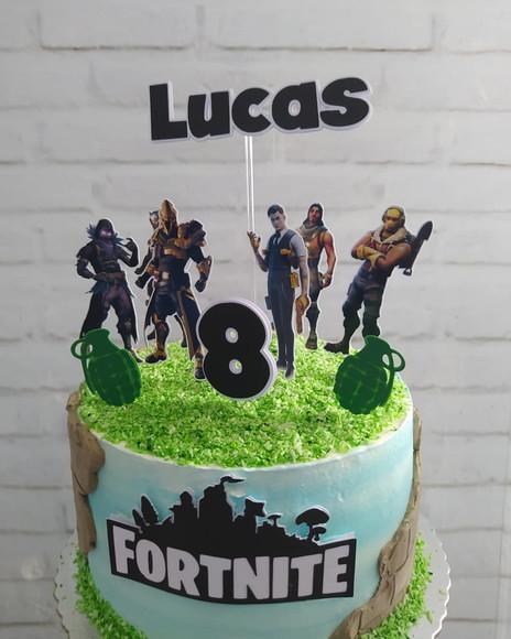 Arquivo Silhouette Topo De Bolo Fortnite Studio
