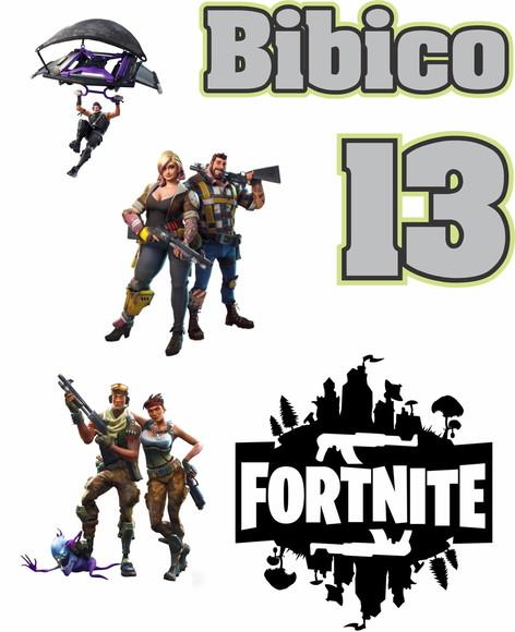 Arquivo Silhouette Topo De Bolo Fortnite Studio 02