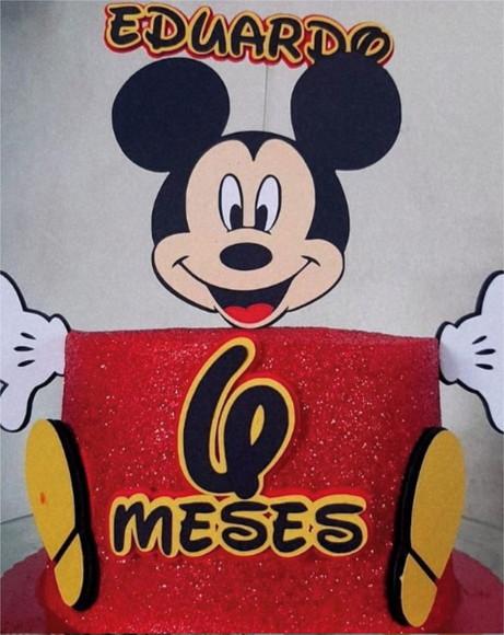 Arquivo Silhouette Topo De Bolo Mickey Studio 03