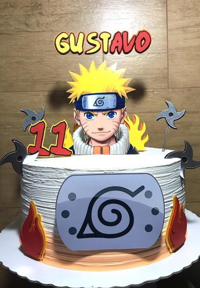Arquivo Silhouette Topo De Bolo Naruto 02 Studio