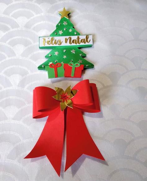 Arquivo Silhouette Topo De Bolo Natal Laços Studio