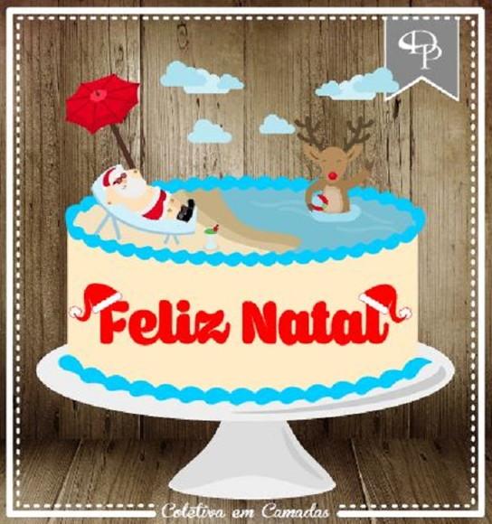 Arquivo Silhouettetpo de bolo em camadas natal 01
