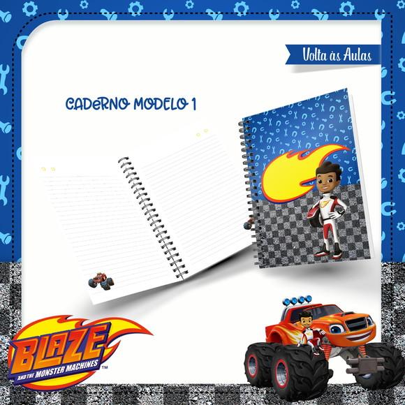 Arquivos Etiqueta Escolares Blaze and the Monster STUDIO/PDF