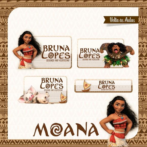 Arquivos Etiqueta Escolares Moana 03 STUDIO/PDF