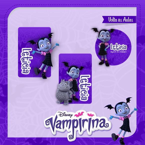 Arquivos Etiqueta Escolares Vampirina STUDIO/PDF