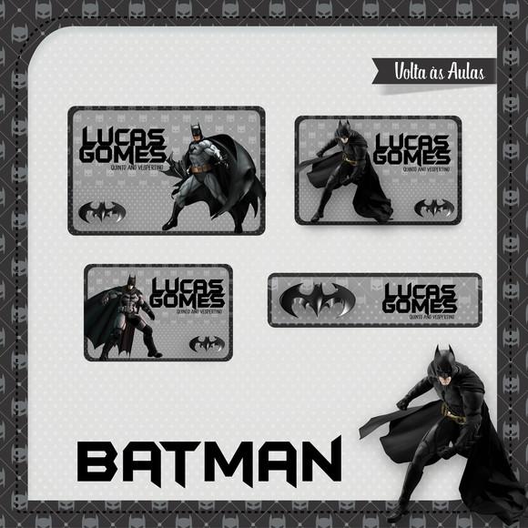 Arquivos Etiquetas Escolares Batman 2021 STUDIO/PDF