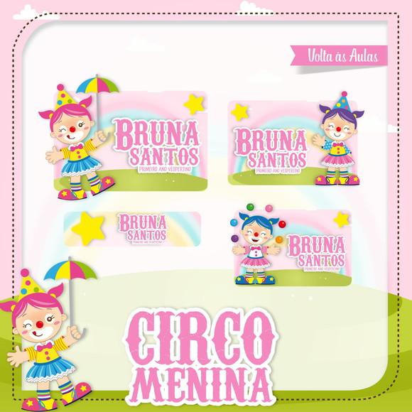 Arquivos Etiquetas Escolares Circo Menina 2021 STUDIO/PDF
