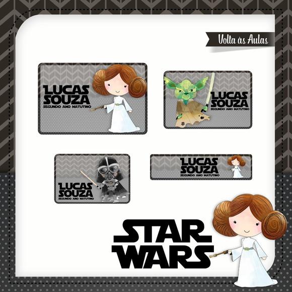 Arquivos Etiquetas Escolares Star Wars 2021 STUDIO/PDF