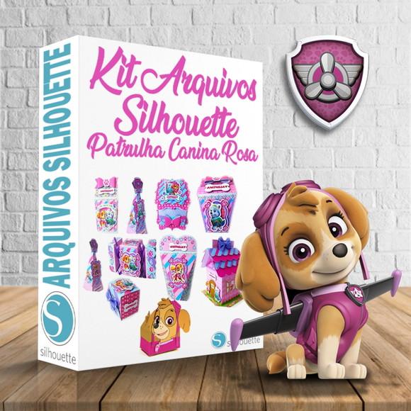 Arquivos Silhouette Patrulha Canina Rosa