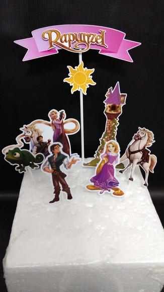 Arquivos Silhouette topo de bolo 83 Rapunzel