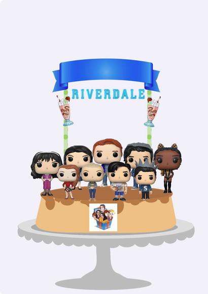 Arquivos Silhouette topo de bolo Riverdale em camada