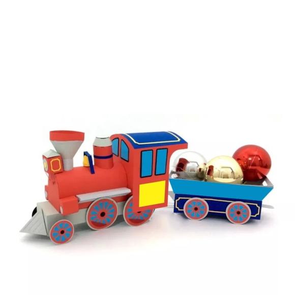 Box Trem Locomotiva Trenzinho Silhouette