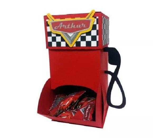 Carros Disney Box Guloseimas - Arquivo Silhouette