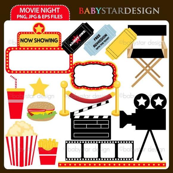 Coleção Kit Scrapbook Digital Cinema