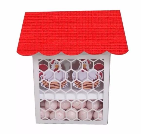 Galinheiro 3d Perfeito Fazendinha - Cs207 Arquivo Silhouette