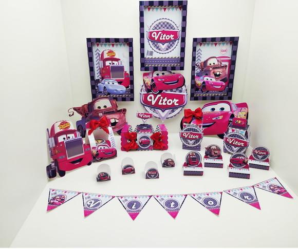 Kit Arquivo Silhouette Carros Disney Cars Studio/PDF 12