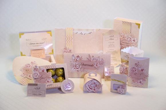 Kit Arquivos de corte Casamento rose 02