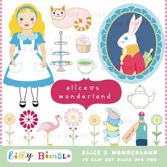 Kit Digital Papel Scrapbook- Alice