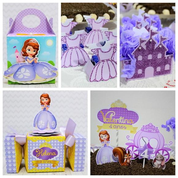 Kit Digital Silhouette Princesa Sofia 3
