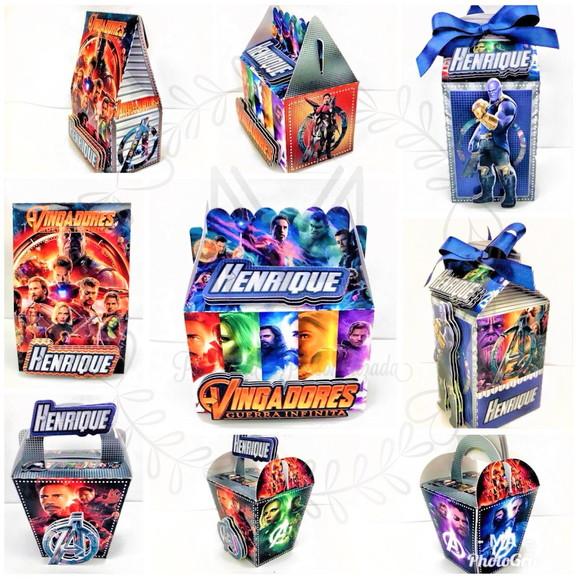 Kit Digital Silhouette Vingadores Guerra Infinita 1