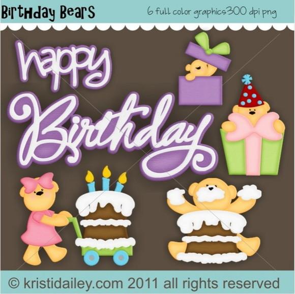 Kit Scrapbook Digital - Aniversário