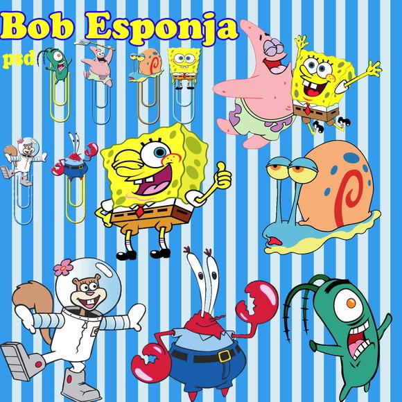 Kit Scrapbook Digital Bob Esponja
