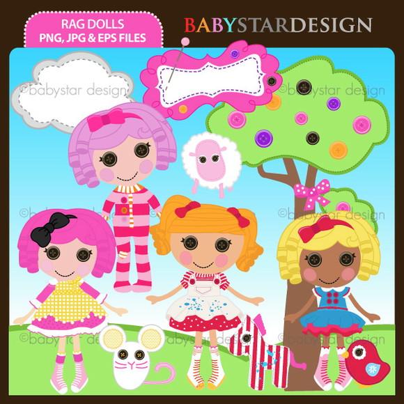 Kit Scrapbook Digital Bonecas Lalaloopsy