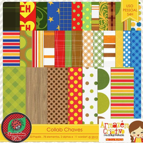 Kit Scrapbook Digital Chaves