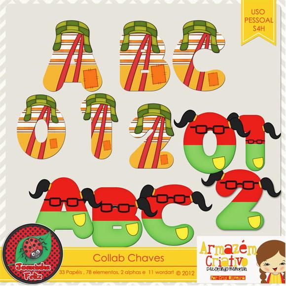 Kit Scrapbook Digital Chaves