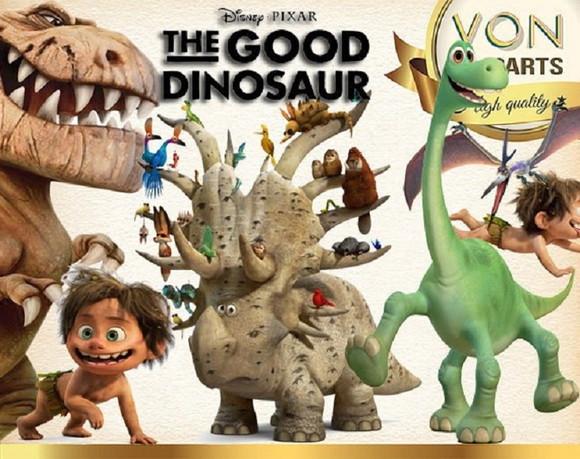 Kit Scrapbook Digital O bom dinossauro