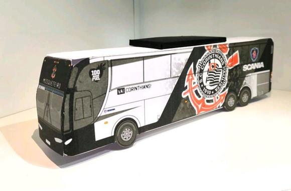Ônibus Corintians arquivo Silhouette e PDF