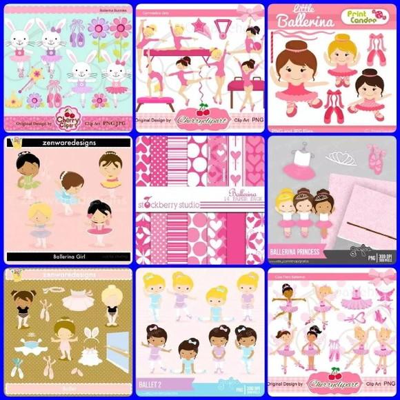 Scrapbook Digital Bailarinas 38 Kits