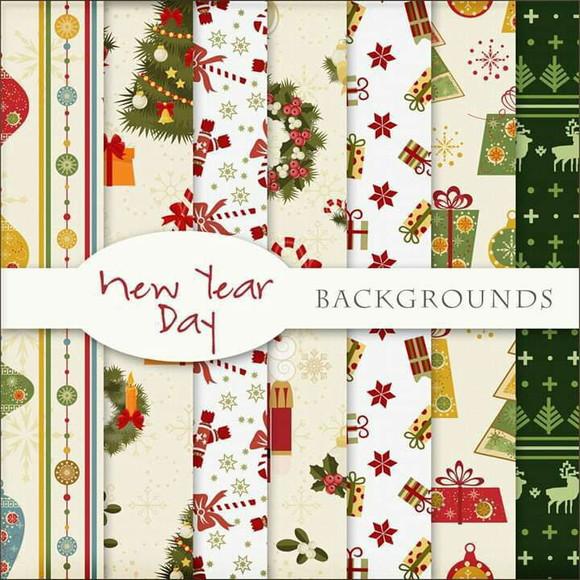 Scrapbook digital natal papeis