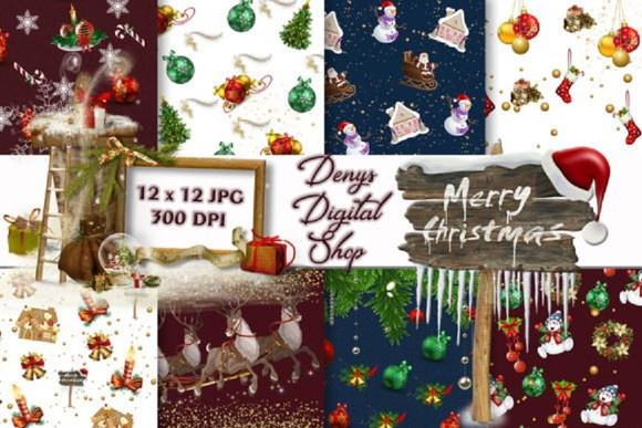 Super Kit Scrapbook Digital Natal 09
