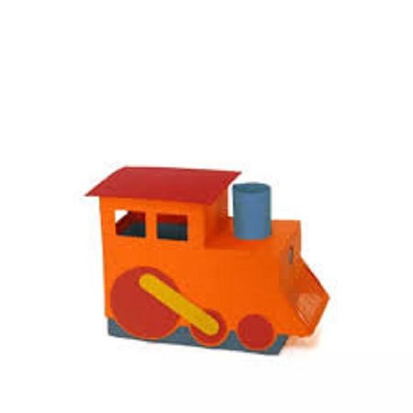 Trem Trenzinho 3d Facil Montar - Arquivo Silhouette