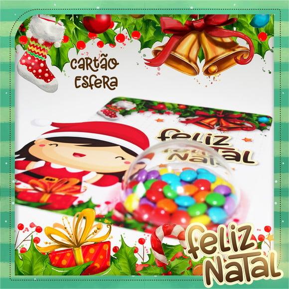 Arquivo de Corte cartão esfera Natal