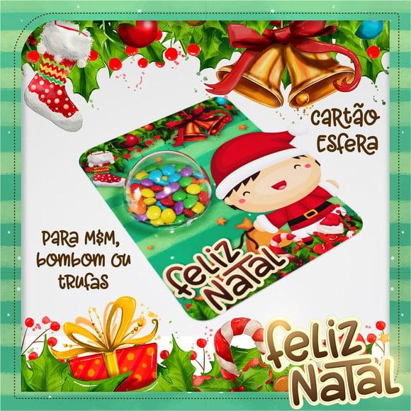 Arquivo de Corte cartão esfera Natal