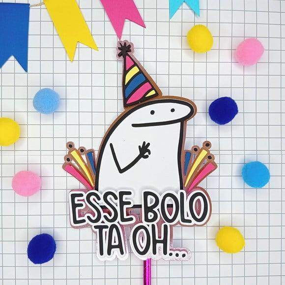 Arquivo de corte TOPO DE BOLO FLORK 01