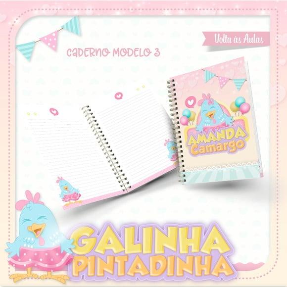 Arquivo Etiqueta Escolar Galinha Pintadinha 2021 STUDIO/PDF