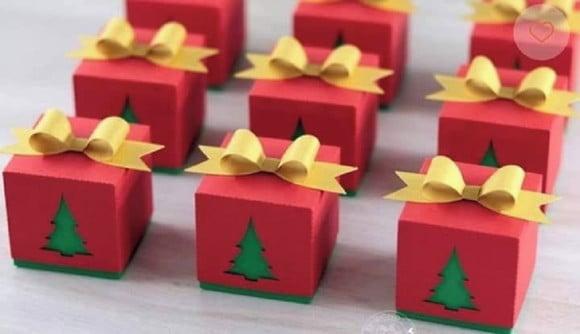 Arquivo Silhouette caixinha brigadeiro , bombons Natal