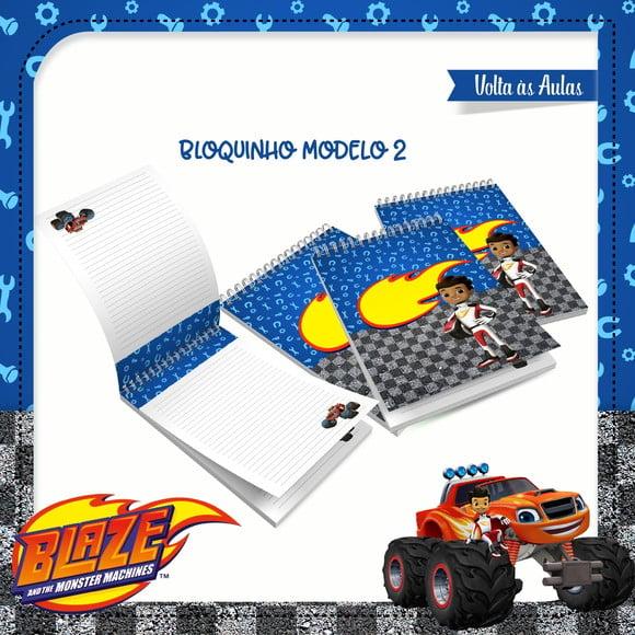 Arquivos Etiqueta Escolares Blaze and the Monster STUDIO/PDF