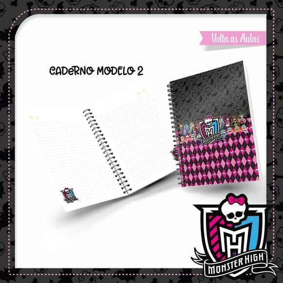 Arquivos Etiqueta Escolares Monster high 02 STUDIO/PDF